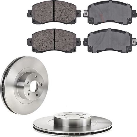 KIT FRENI ANTERIORI compatibile con SUBARU XV (GT) - DISCHI + PASTIGLIE OEM: P 78 028 / 17020 , 25223 E /SOSTITUZIONE DIRETTA/BASSA POLVERE/SILENZIOSO (1/5)