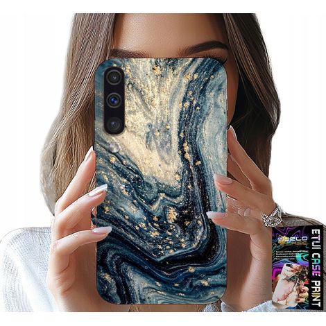 Custodia per Samsung Galaxy A70 - elegante custodia con motivo effetto pietra (1/5)