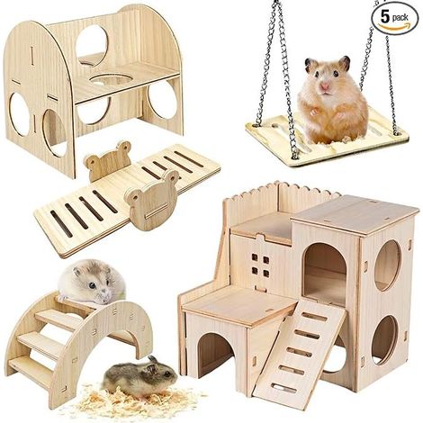 Hamsterzubehör, Hamsterhaus, Hamsterspielzeug, Hamsterkäfig, Rennmäuse, Zwerghamster, Chinchillas (1/5)