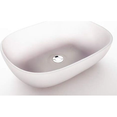 Lavabo bagno da appoggio moderno in resina, lavandino (1/3)