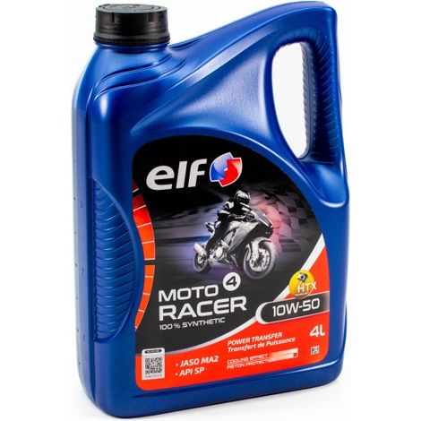 ELF Huile Moteur MOTO 4 RACER 10W-50 4 Litres