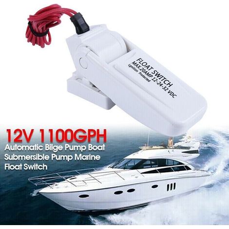 Interrupteur à flotteur automatique pour pompe de cale, pompe submersible marine, interrupteur à flotteur marin