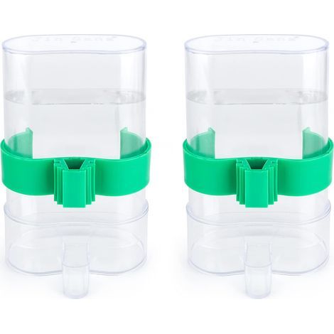 Wasserspender, transparent, Kunststoff, Vogelkäfig (1/5)