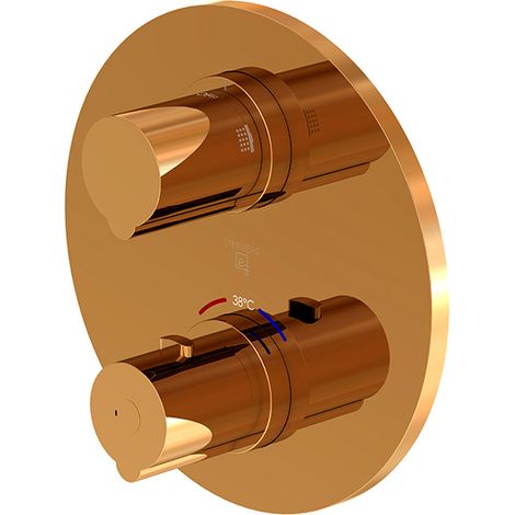 Steinberg Fertigmontageset für Unterputzthermostat 100 4133 3 RG, rose gold (1/5)