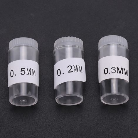 Airbrush-Düse und Nadel 0,2 mm, 0,3 mm, 0,5 mm, 3 Ersatzteile, Präzisions-Lackierzubehör (1/5)