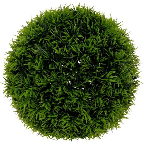 Boule d'Herbe Artificielle "Carly" 18cm Vert (1/2)