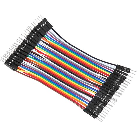 10 Stück Starthilfekabel, Stecker/Stecker, Kunststoffkabel, 2,54 mm, 10 cm, für elektronische Bauteile (1/5)