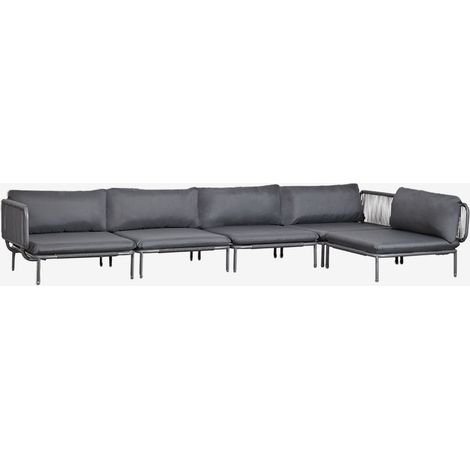 Sofá modular de jardín rinconera de 5 piezas Roubly SKLUM (1/5)