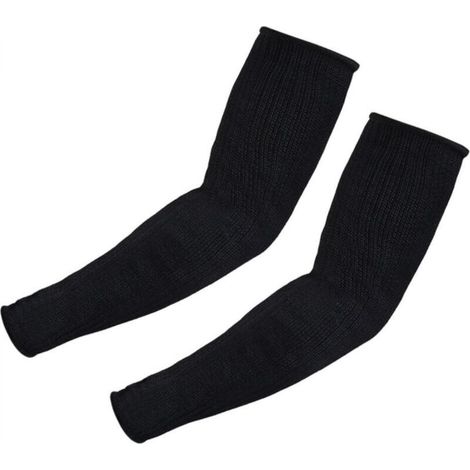 Protège avant-bras Manchettes Anti-Coupures Outil de Protection de Sécurité pour Musculation Sport Camping Voyage Noir (1/4)