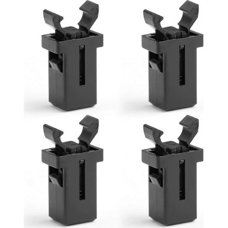 Ensemble de 4 fermetures de couvercle de poubelle résistantes, compatibles avec les poubelles Brabantia. Couvercle étanche à ouverture tactile, loquet flexible. (1/5)