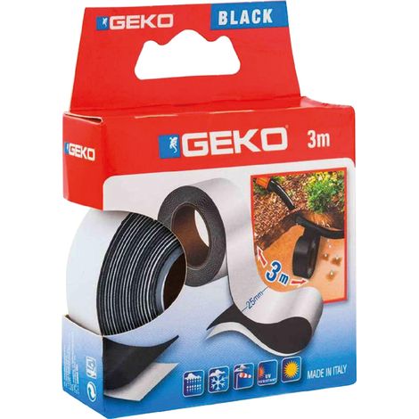 NASTRO AUTOAGGLOMERANTE 'BLACK' mm 25 x mt. 3  - GEKO