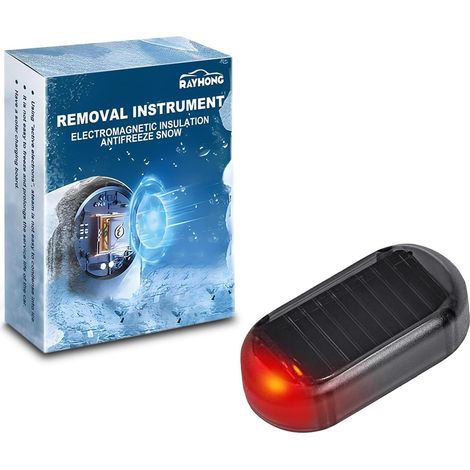 Auto Electromagnetic Defroster with USB Auto Electric Windshield Defroster Quick Defrosting and Snow Removal Tool for Windshield (1/5)