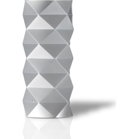 Lampada Da Scrivania-Ufficio Moderna Prisma Polilux ® Argento 1 Luce E27 (1/2)