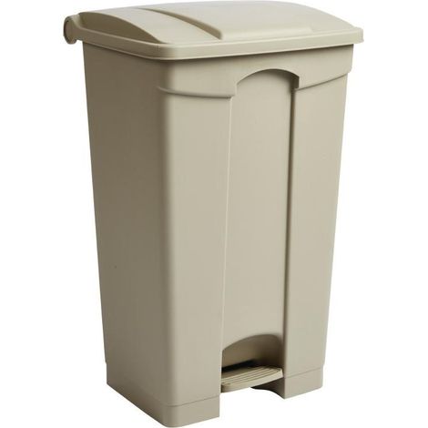 Poubelle à pédale 87L - 495 x 400 x 820 mm - JANTEX (1/5)
