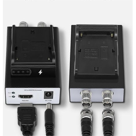 Convertisseur de câble pour caméra 1080p sans prise batterie (SDI vers) -- (1/5)