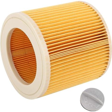 Filtro per aspirapolvere Kärcher A2004 A2054 A2204 A2656 WD2.250 WD3.200 WD3.30. Filtro a cartuccia per aspirapolvere Hart per solidi e liquidi. (1/4)