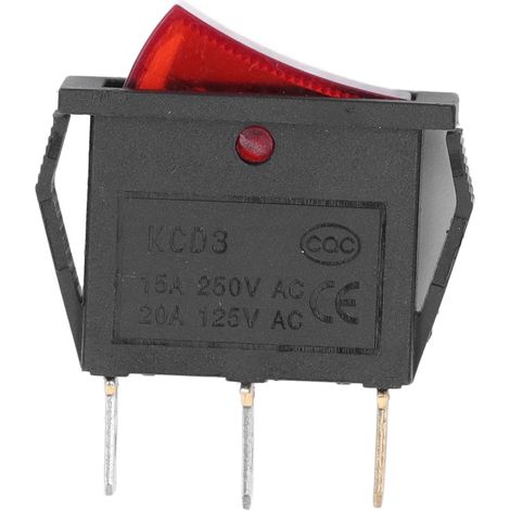 Kit de 100 interrupteurs à bascule ABS 3 broches marche/arrêt 2 positions 125/250 V pour machines BERM (1/5)