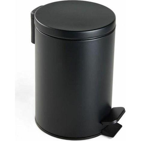 Today Utility Mülleimer Bad schwarz 3L kompakt