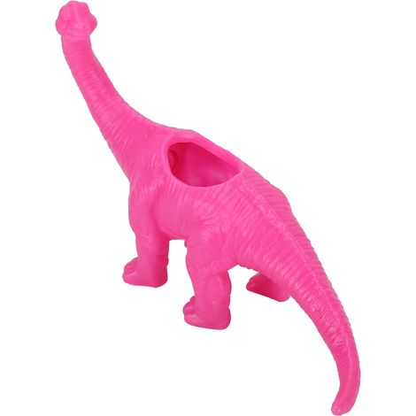 Pot de fleurs dinosaure pour cactus et plantes succulentes - Décoration de jardin (rose rouge) (1/5)