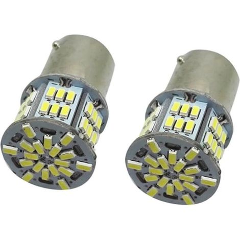 2 Pièces 1156 LED lumière feu stop de voiture 54 smd LED lumière Feu stop 12v-24v 1156 lumière lumière (1/4)