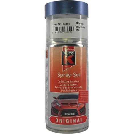 Bombe de peinture pour carrosserie - Renault - RNL Bleu étoile - 150 ml - Auto K