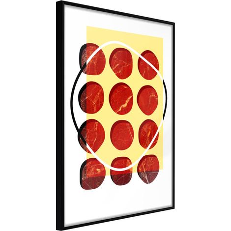 Affiche Murale Encadrée "Carnivore's Dream" 30 x 42 cm Noir
