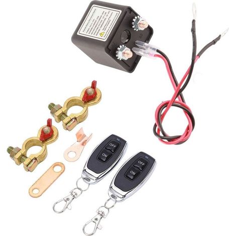 Online Store DC12V Coupe Batterie à Distance, Coupe Circuit de Voiture Anti Vol Empêche La Décharge de La Batterie, pour RV ATV Voiture Bateau, Distance de Contrôle (250A) (1/4)