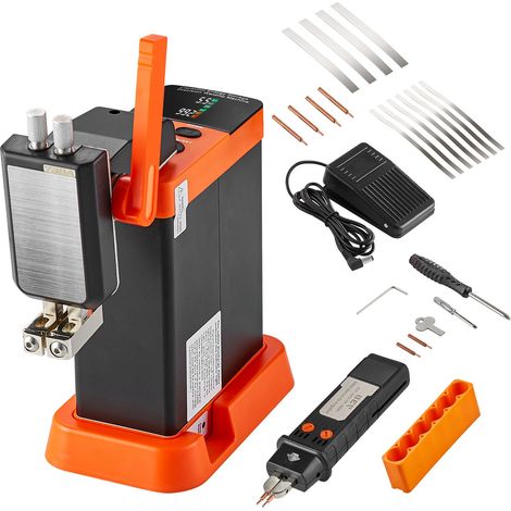 14,5 kW Kondensator-Punktschweißmaschine, ausgestattet mit einer 73B-Klemme und einem Dual-Mode-System, für reines Nickel 0,1-0,3 mm. (1/5)