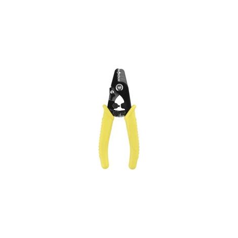 Pince à dénuder les fibres optiques à trois trous avec poignée en PVC pour dénuder les fibres, 15,2 cm de long (1/4)