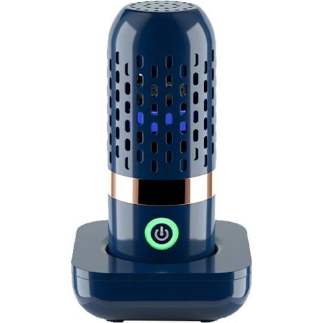 (Bleu) Lave-fruits et légumes sans fil, purificateur portable en forme de capsule pour fruits et aliments (1/4)