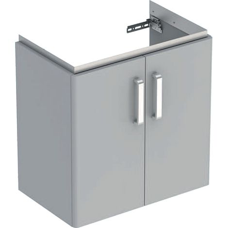Geberit Renova Compact meuble sous lavabo, avec deux portes,