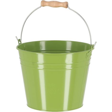 Esschert Design Eimer S Grün 4,75 Liter aus Metall