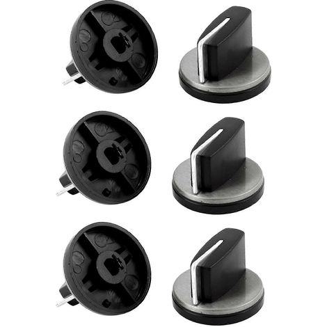 6x eingebauter Gaskocher-Zündknopf (1/3)