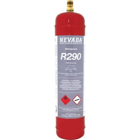 Gas R-290 Mariel 370g  Envase Desechable TR290/1FE  Propano Alta Pureza  Sustituto Ecológico para Frío Moderno