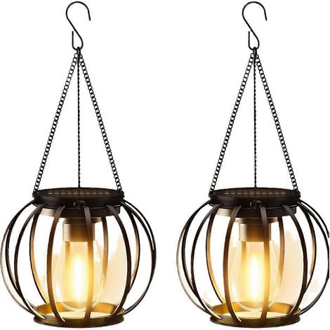 Lanterne suspendue pour jardin – Matériau amélioré et décorative – pour le camping et la cour – Mignonne et durable (1/5)