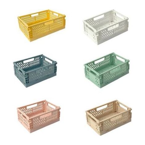 【Durable Notre Petit】 la boîte pliante est faite de plastique de haute qualité, stable, robuste et durable. La boîte pliante (1/5)