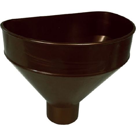 RACCOGLITORE MONOLITICO IN PVC PER PLUVIALI Diam. 100 - Marrone