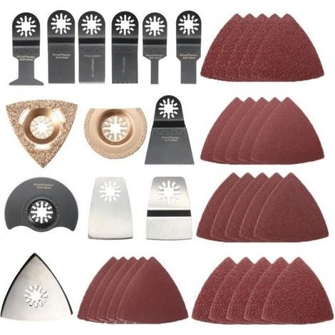 38Pcs Lame de Scie Multifonction Outil Oscillant Pour Dremel Makita (1/4)