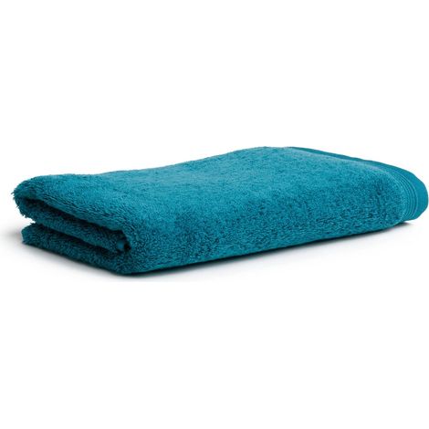 Drap de Douche 100% Coton, Bleu Lagon, 80 x 150 cm (1/5)