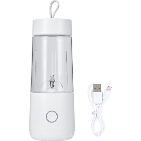 350ml Mini Mixeur à Fruits USB Portable - Gobelet Jus Électrique Blanc pour Maison (1/5)