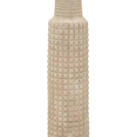 Vase Fatenoti, Sandoptikoberfläche, Beige, Durchmesser 18 cm (1/5)