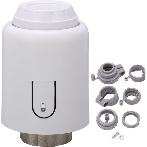 Thermostat intelligent pour radiateur avec écran LED, vanne thermostatique réglable pour chauffage domestique (1/5)