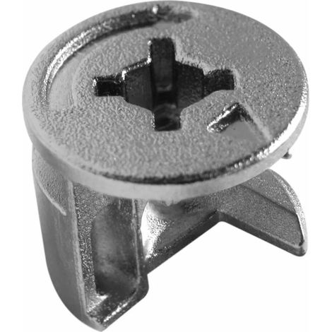 Ferrure d'assemblage excentrique diamètre 15 mm - PERMO - Ferrure d'assemblage - vendu par 100 non déconditionnable - Pour panneau de 19 mm - brut