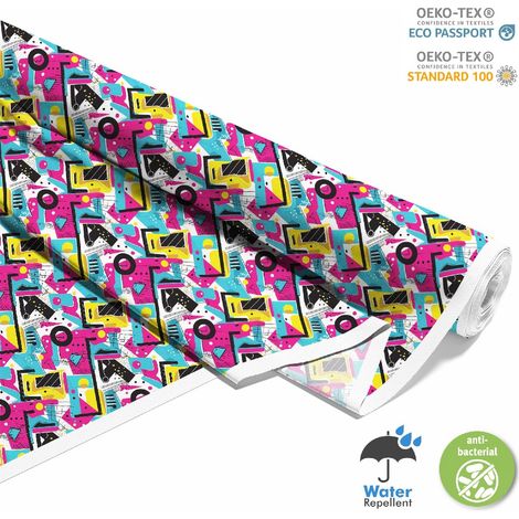 Dekorativer Outdoor-Stoff Oxford - Geometrisches Motiv I DX3577 (1/5)