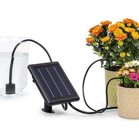 Greenkeeper Solar Bewässerungssystem Solarpanel 1.500 mAh 40 Pflanzen