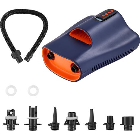 VEVOR Bomba para Tabla de Paddle Surf, 151,6 kPa de Alta Presión, Inflado y Desinflado de Doble Etapa, con Apagado Automático y Conector para Coche, Ideal para Tablas de Paddle Surf Inflables