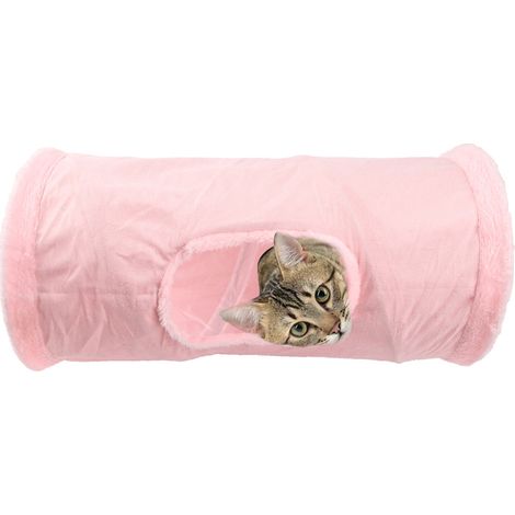 Magnifique tunnel pliable pour chat avec balle bruissante