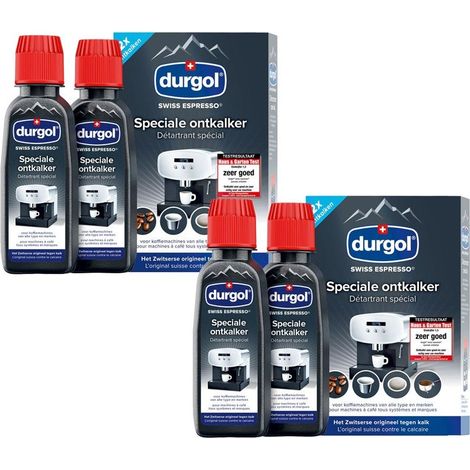 Descalcificador Durgol para espresso suizo (2 unidades de 125 ml)