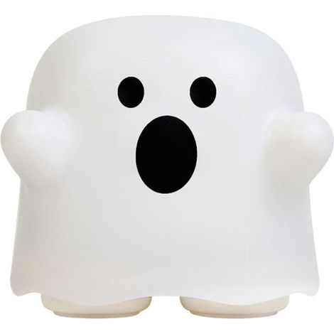 Veilleuse fantôme mignonne à gradation continue, rechargeable par USB, mini lampe de chevet pour enfants, décoration de table pour chambre d'enfant, dortoir, bouche ouverte