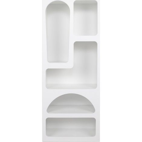LILA Bibliothèque avec 5 niches blanc (1/5)